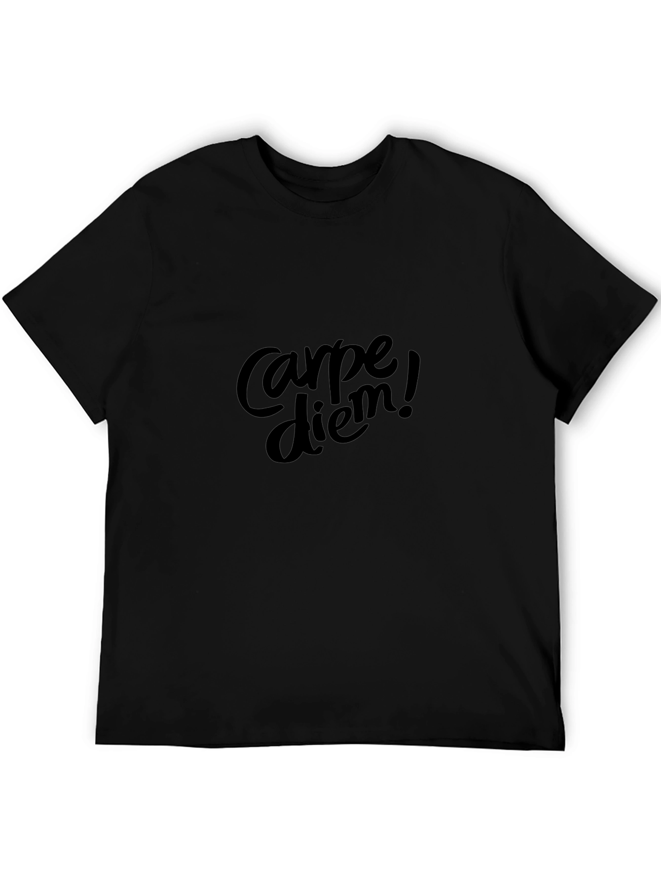 Carpe Diem Black T-Shirt - Seize the Day!