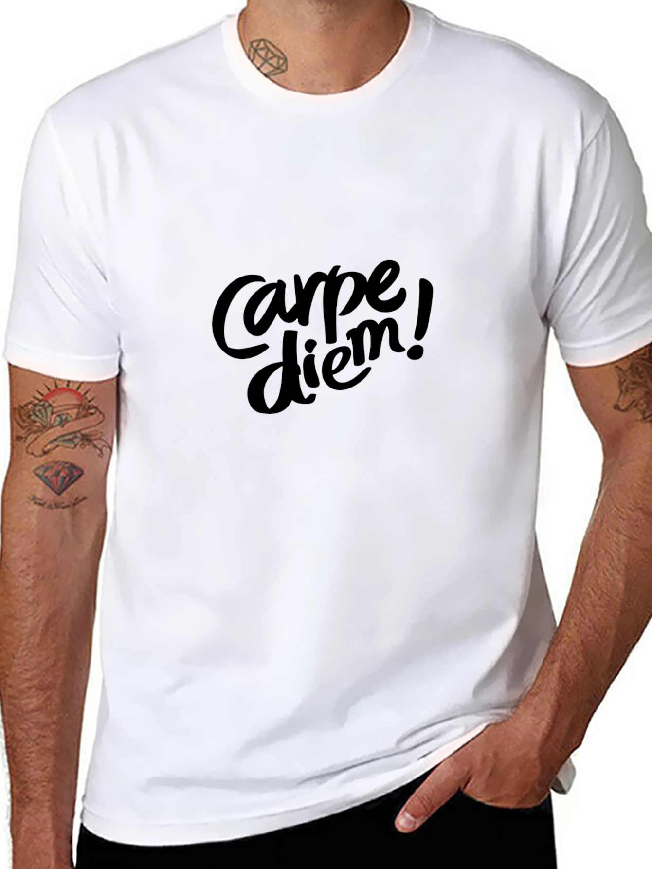 Carpe Diem Black T-Shirt - Seize the Day!