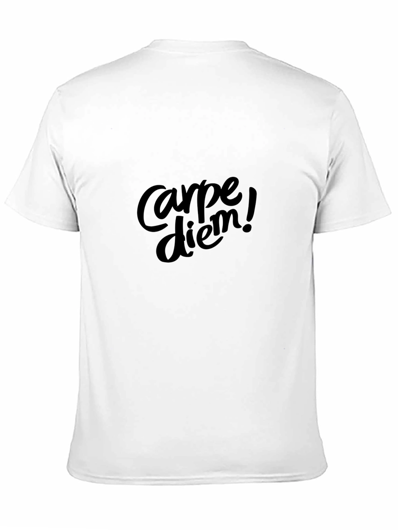 Carpe Diem Black T-Shirt - Seize the Day!