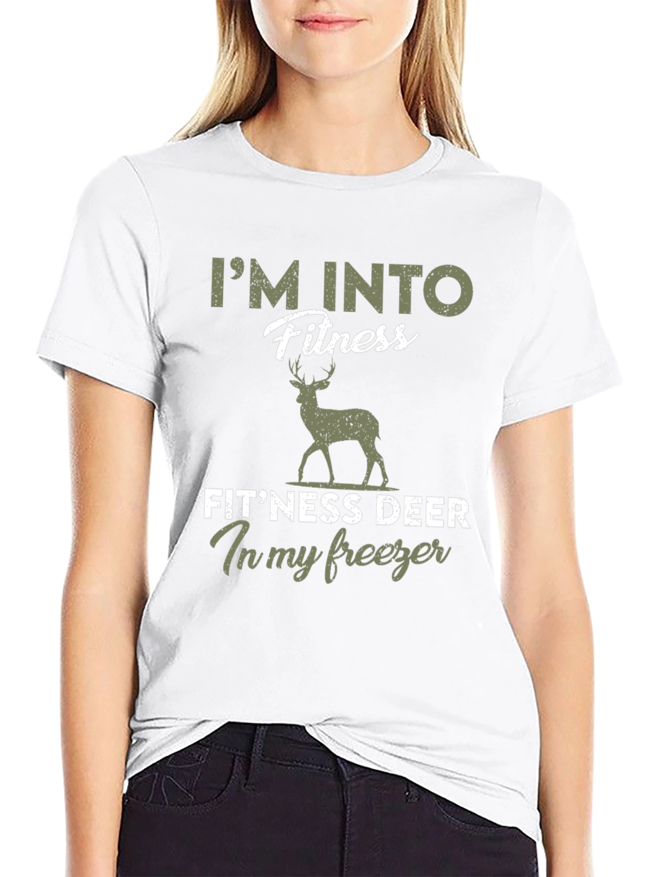 Im Into Fitness Fitness Deer T-Shirt