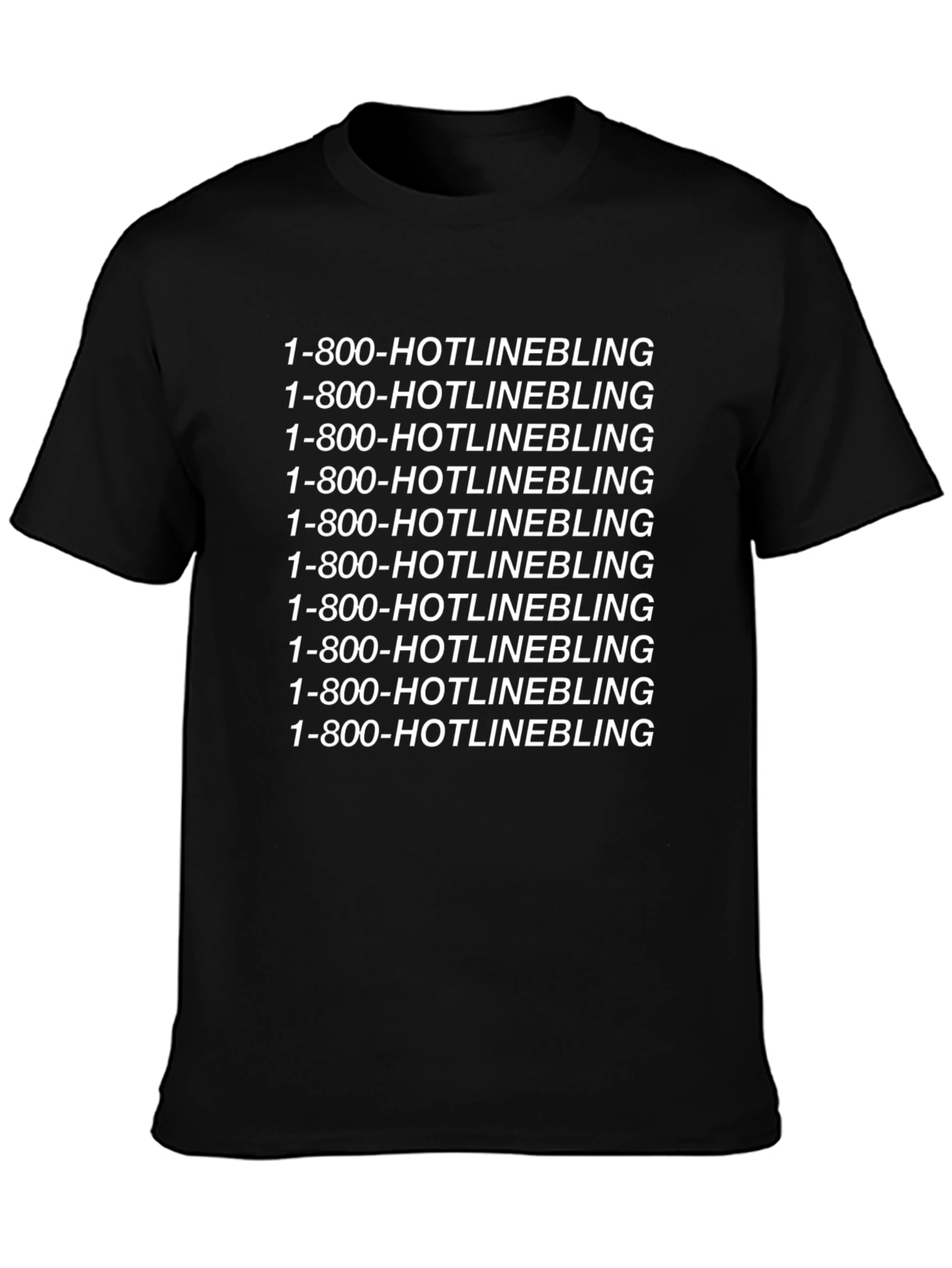1-800-HOTLINEBLING Printed T-Shirt