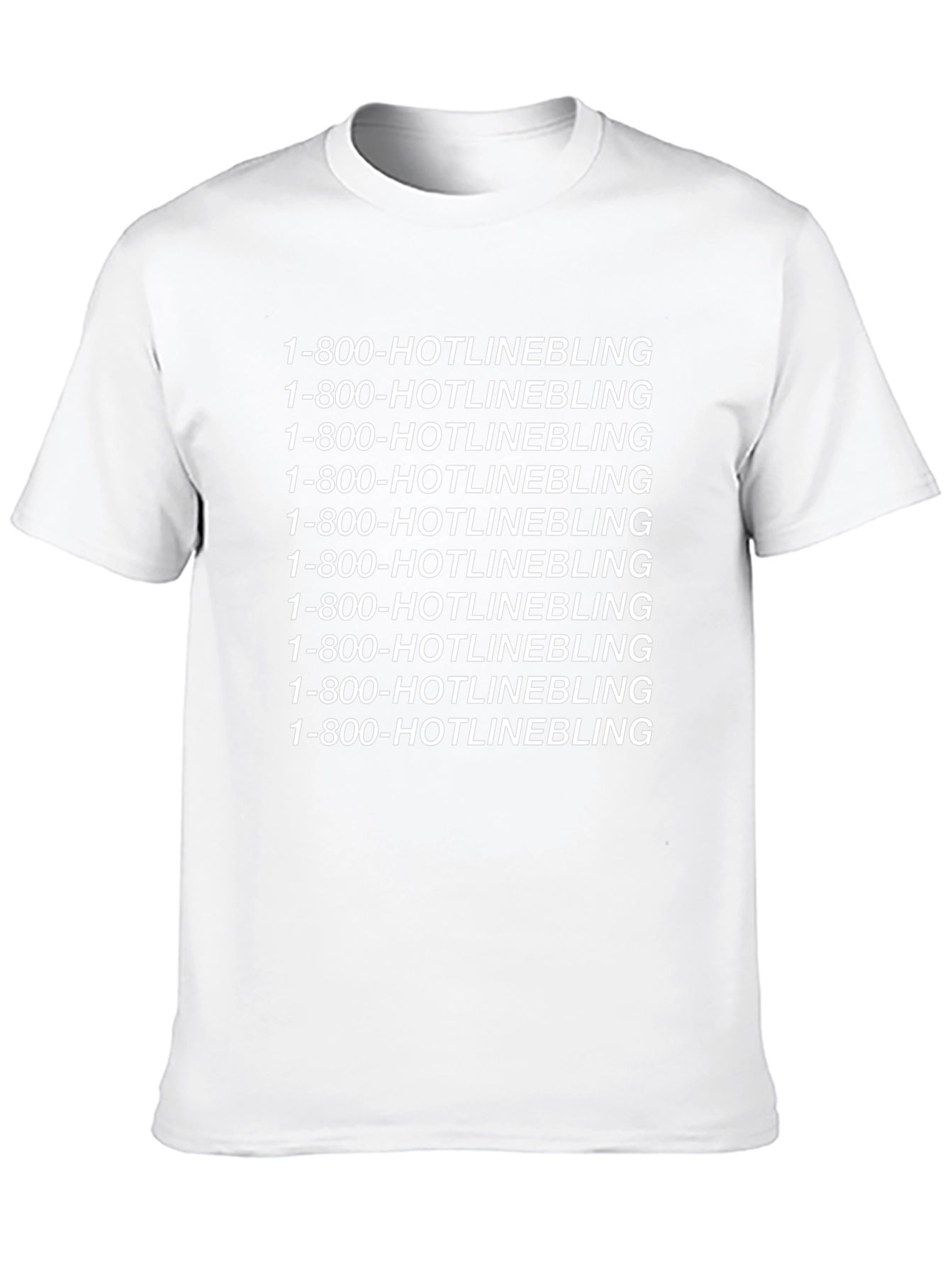 1-800-HOTLINEBLING Printed T-Shirt