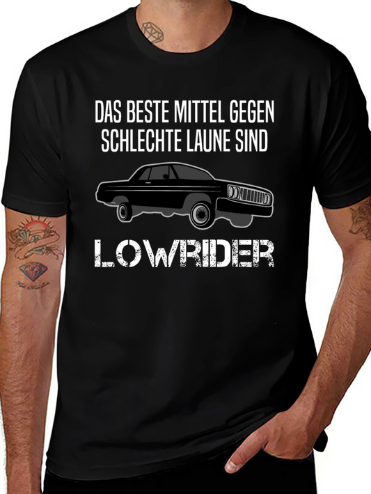 Lowrider Car T-Shirt: Best Remedy for a Bad Mood