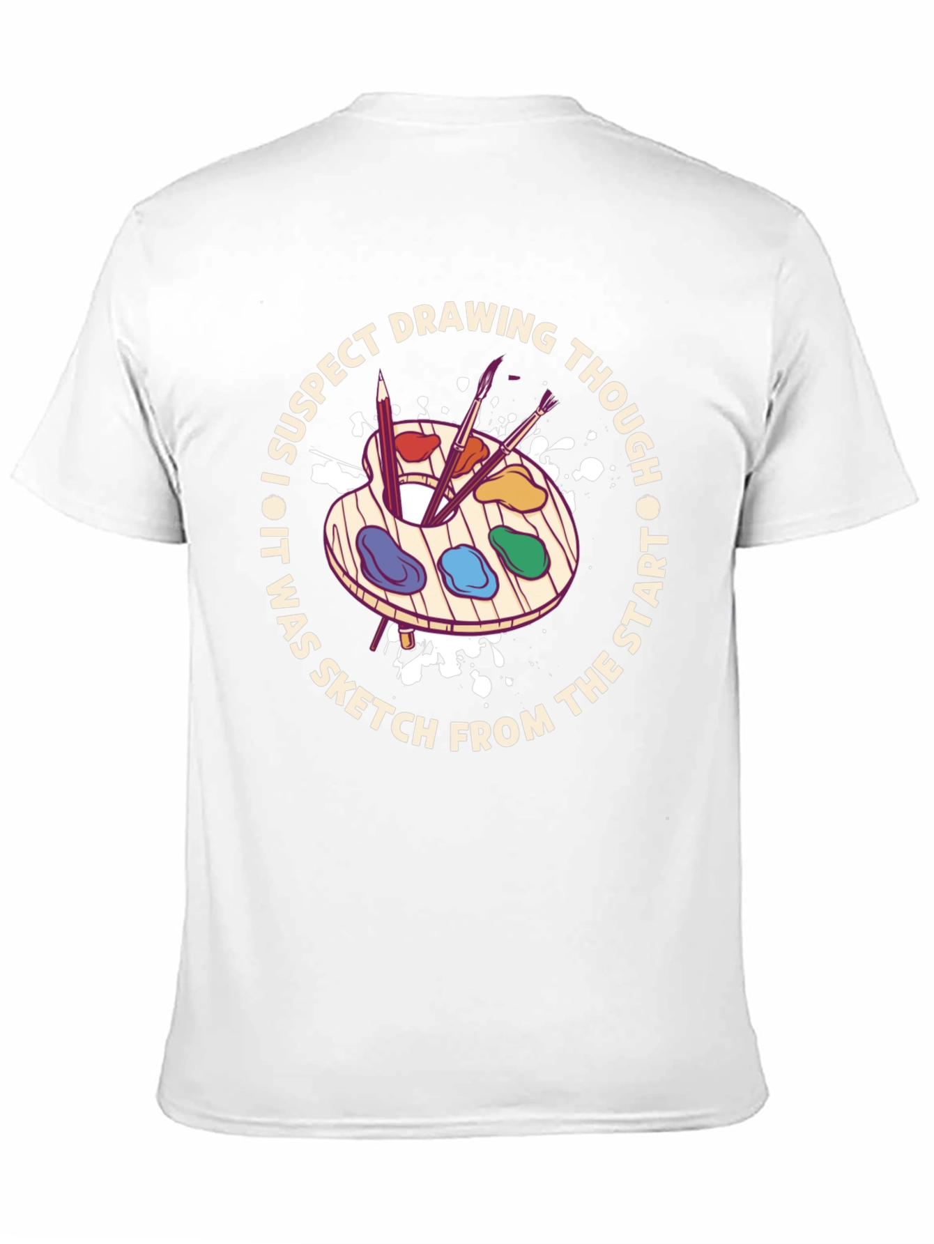 Artist Palette Graphic Tee - Sketch From The Start