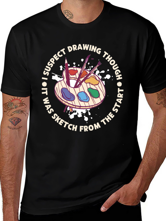Artist Palette Graphic Tee - Sketch From The Start