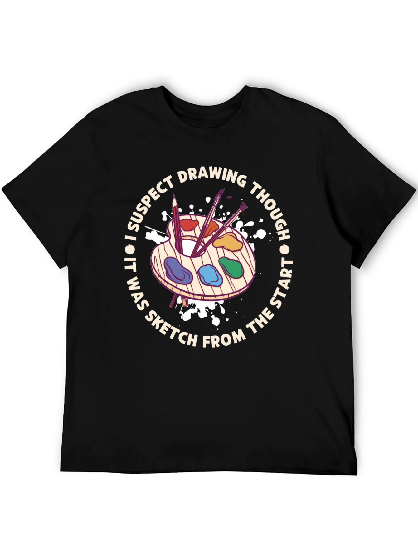 Artist Palette Graphic Tee - Sketch From The Start