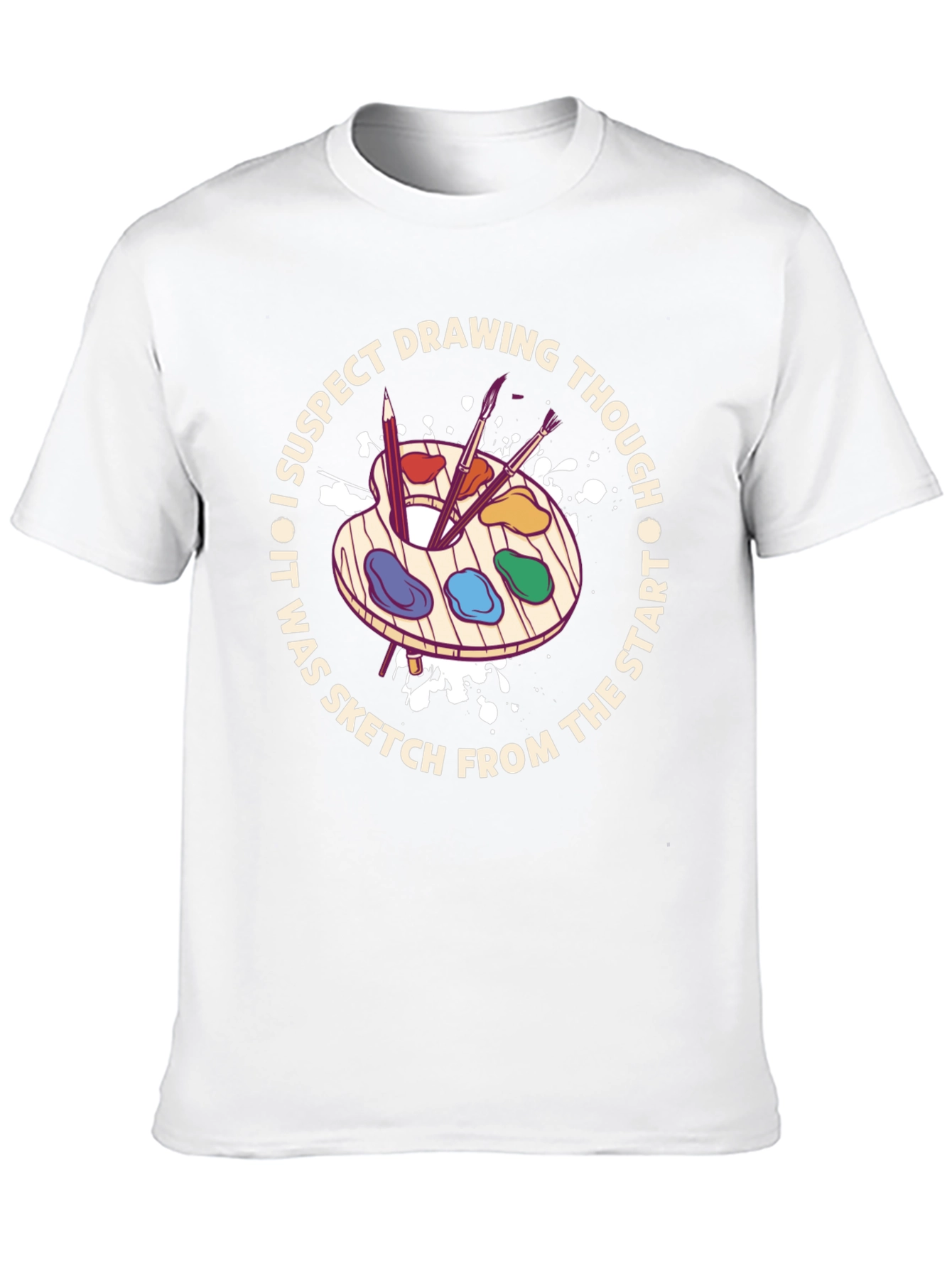Artist Palette Graphic Tee - Sketch From The Start