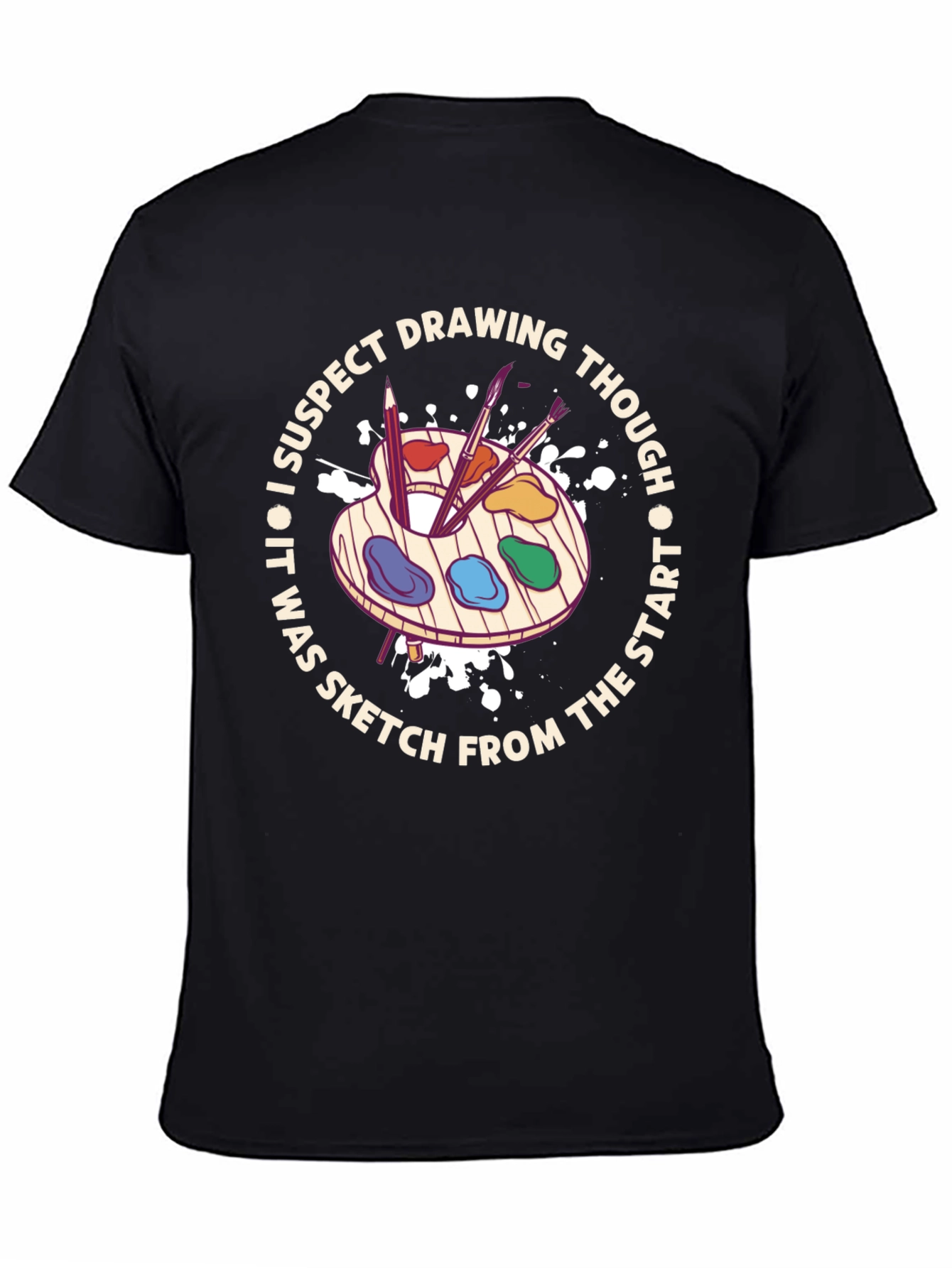 Artist Palette Graphic Tee - Sketch From The Start