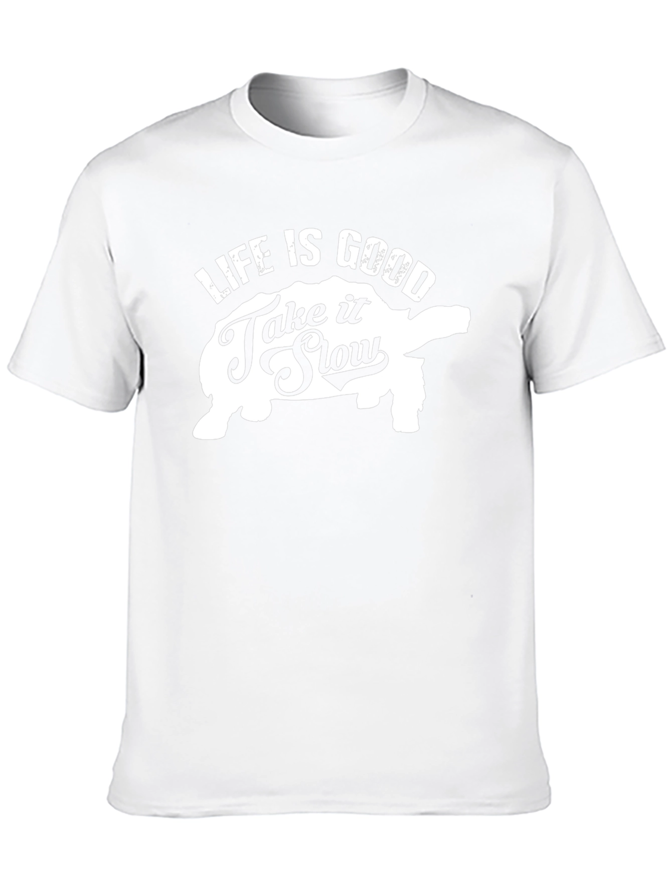 Life is Good Turtle Graphic Black T-Shirt