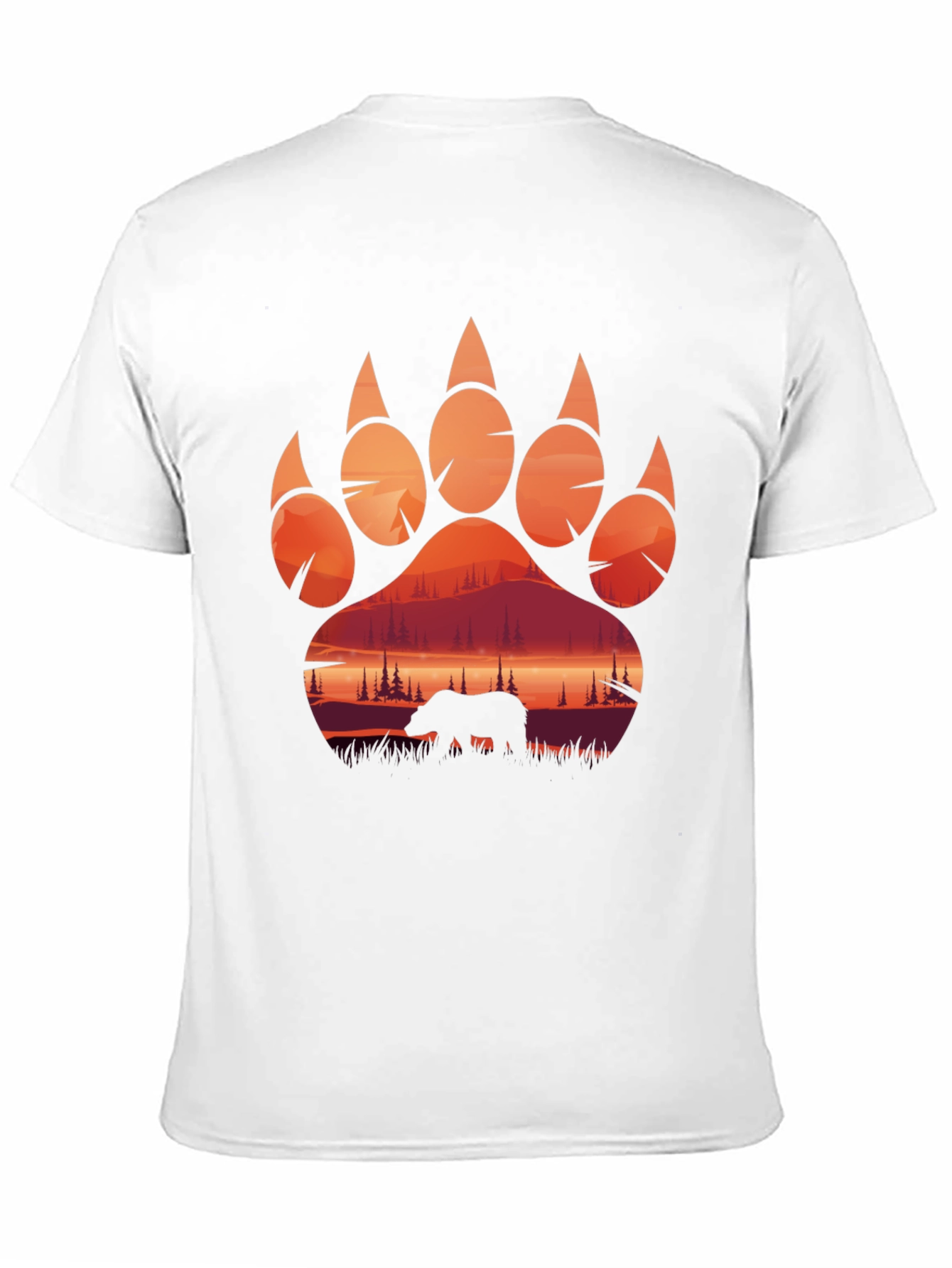 Bear Claw Silhouette Graphic Tee