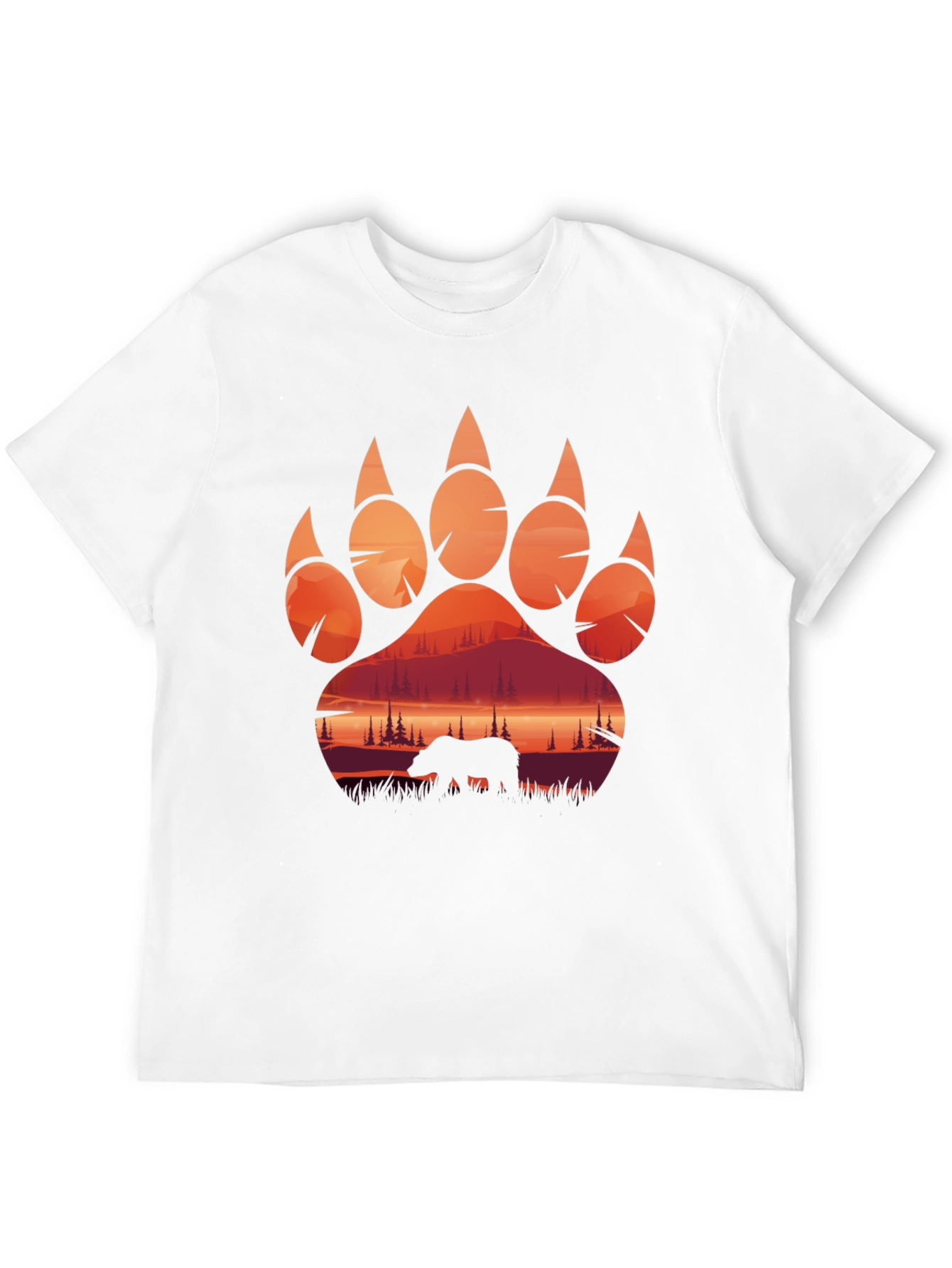 Bear Claw Silhouette Graphic Tee