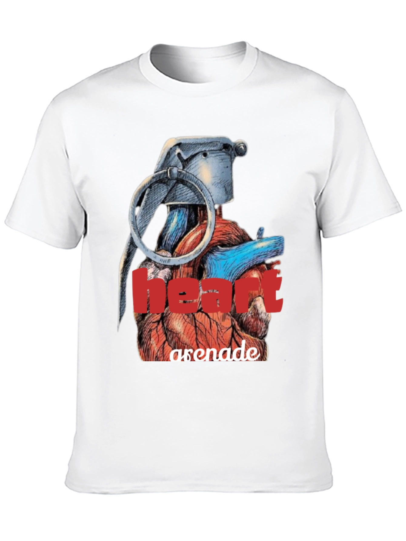 Heart Grenade Graphic Tee