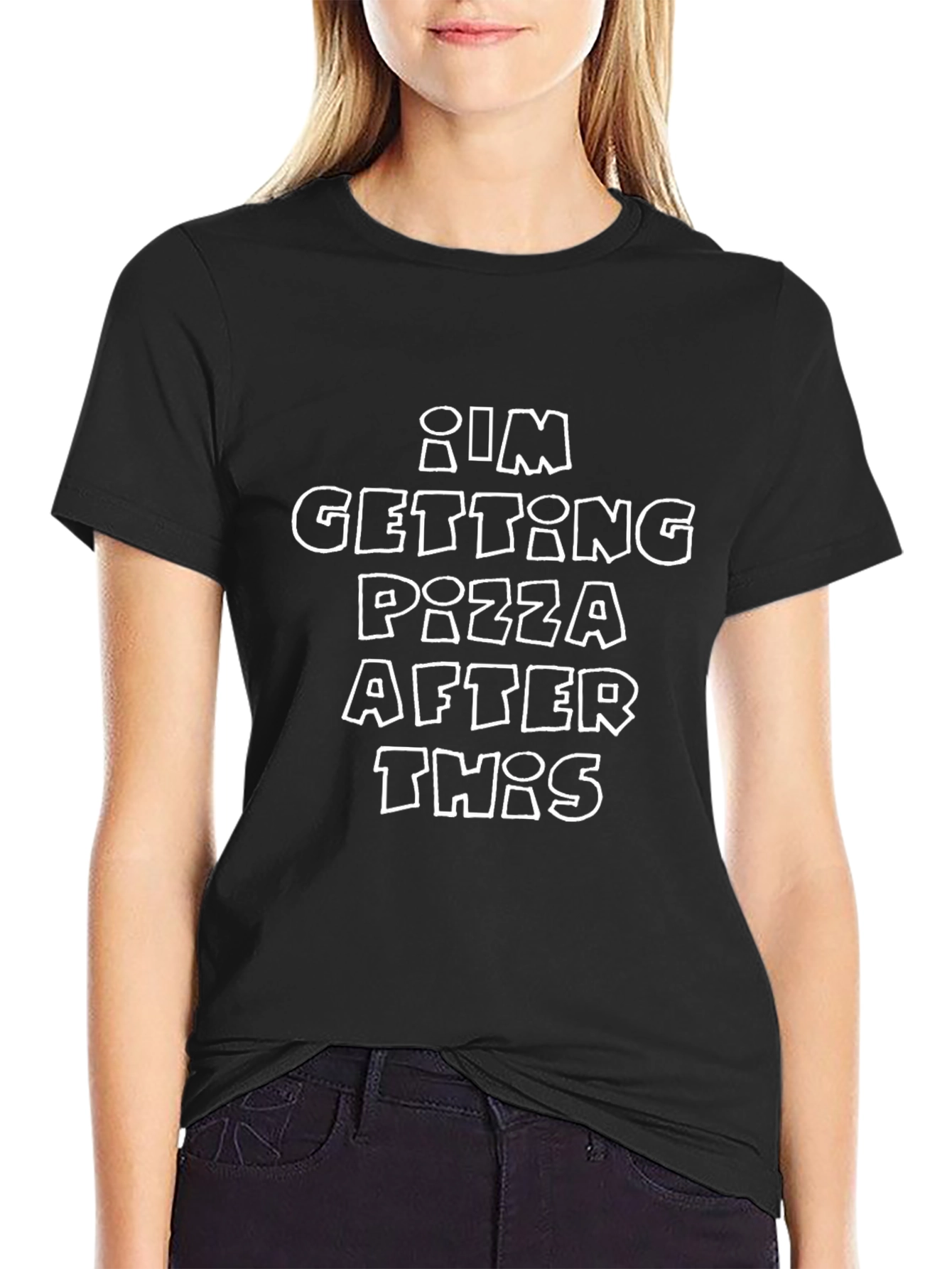 Im Getting Pizza After This Funny Graphic T-Shirt