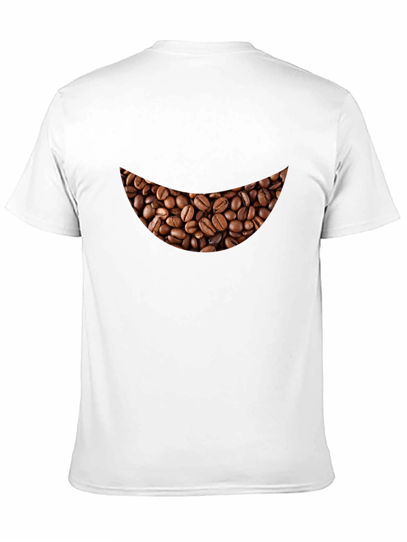 Coffee Bean Smile Black T-Shirt - Brewtiful!