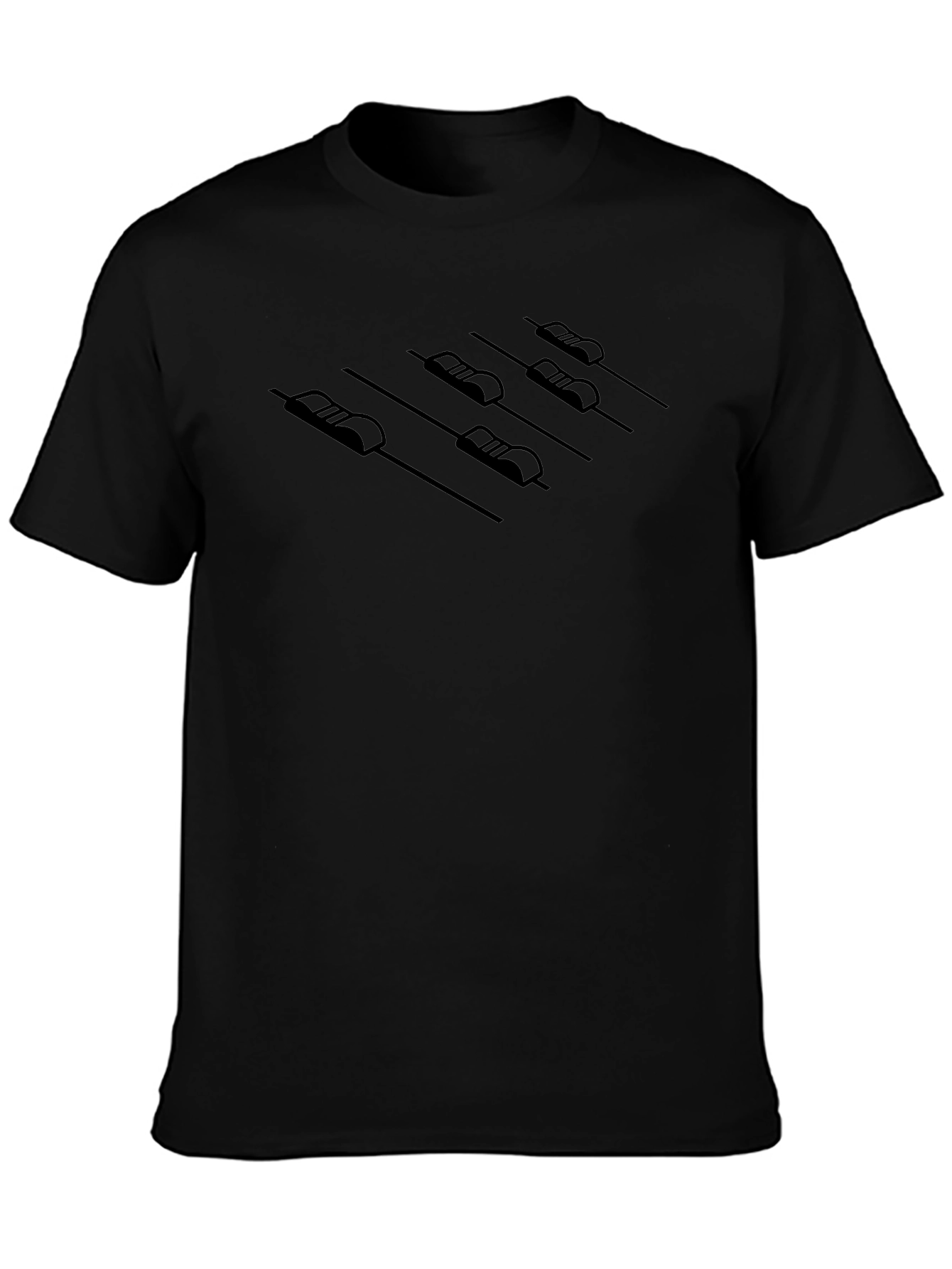 Mixer Faders Graphic Tee - Modern DJ Style