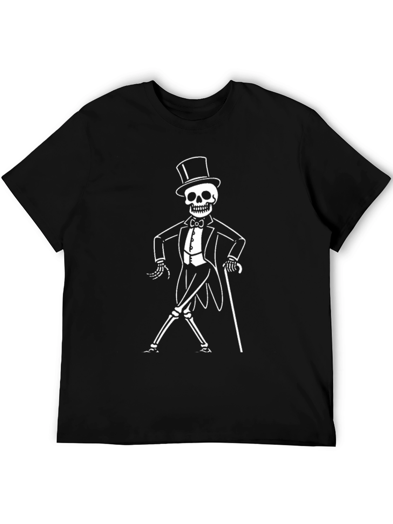Skeleton Gentleman Black T-Shirt