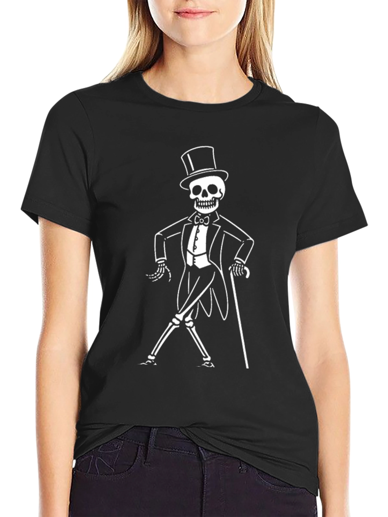 Skeleton Gentleman Black T-Shirt
