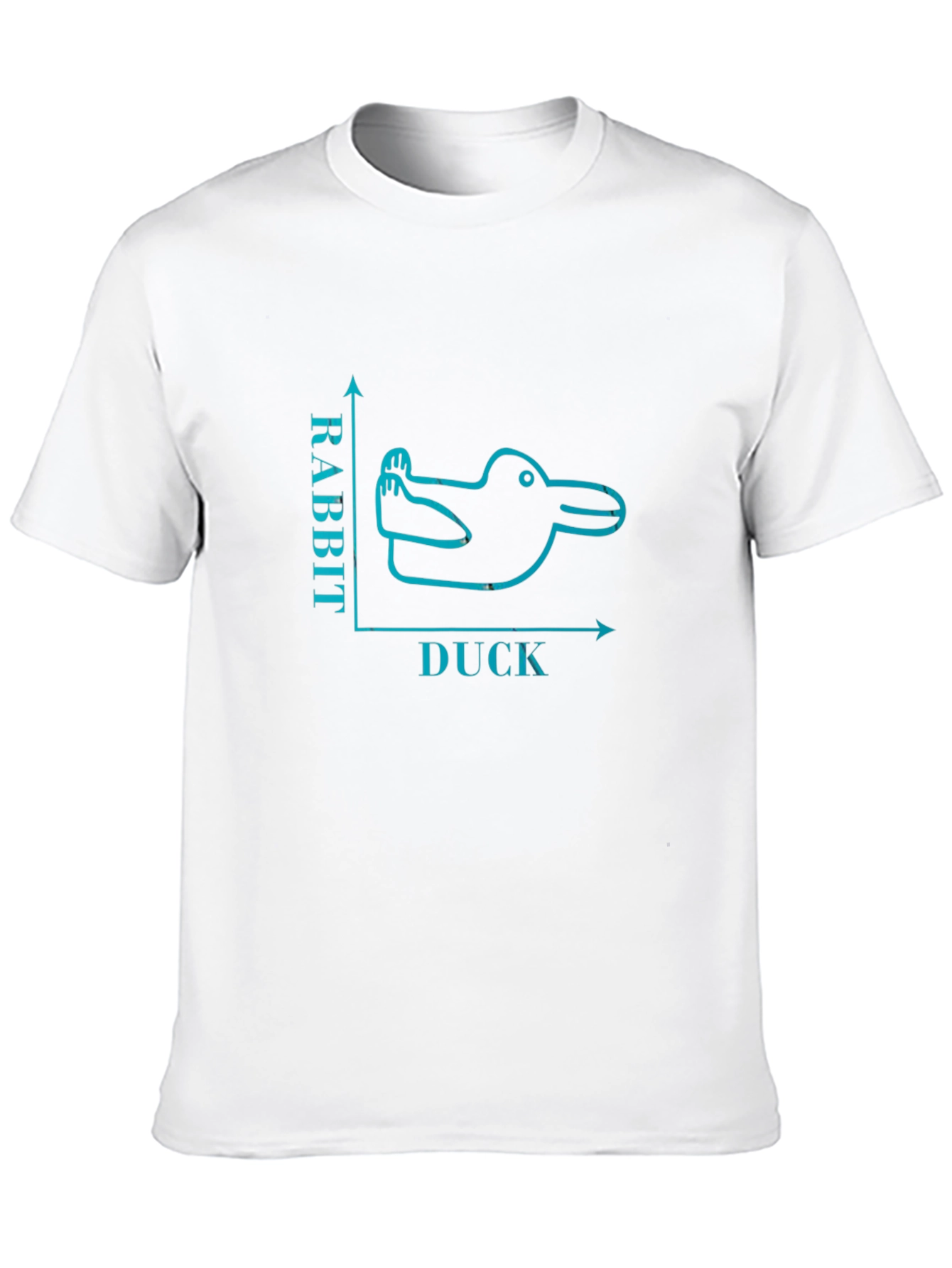 Duck Rabbit Illusion T-Shirt - Funny Graphic Tee