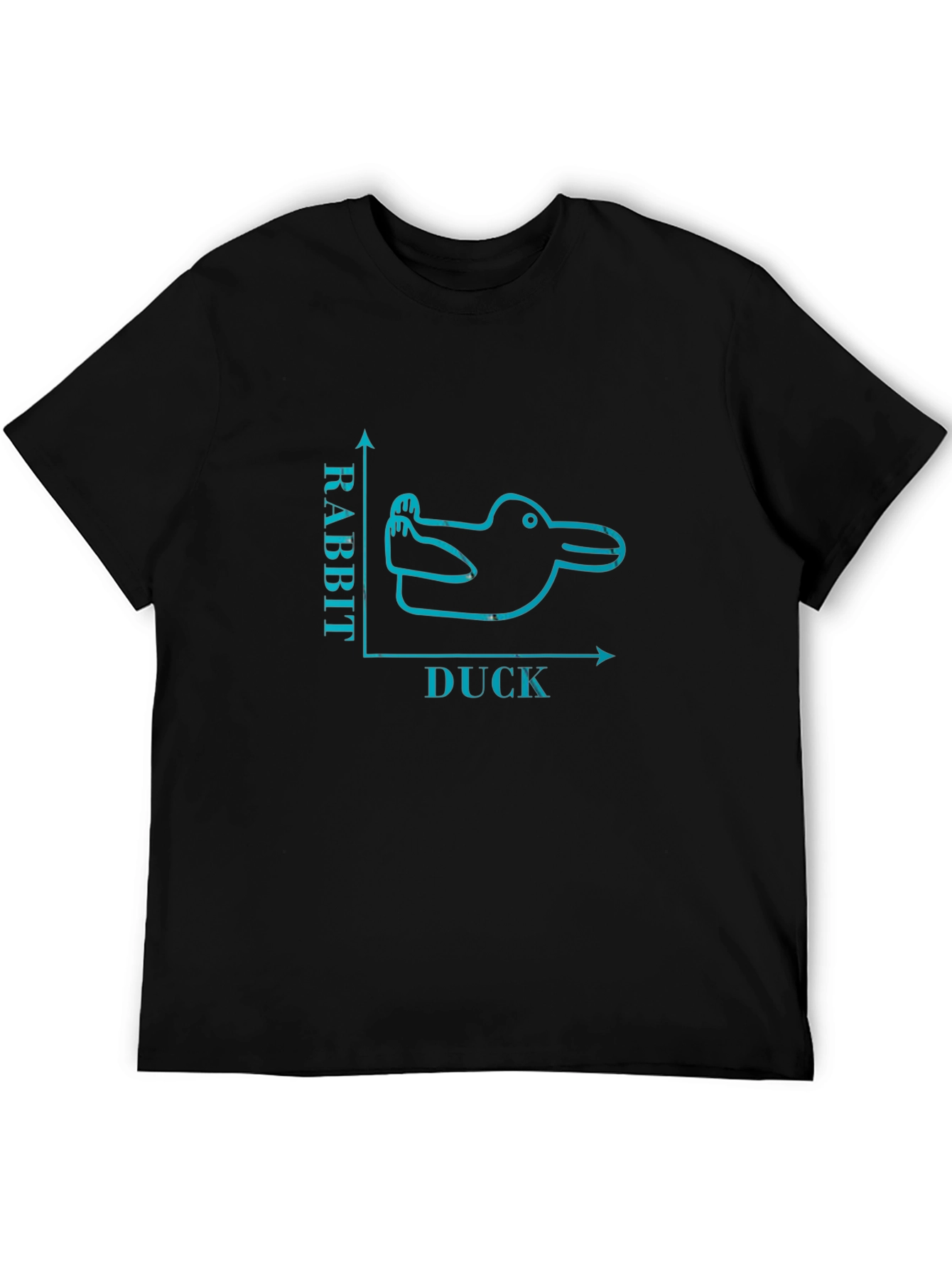 Duck Rabbit Illusion T-Shirt - Funny Graphic Tee