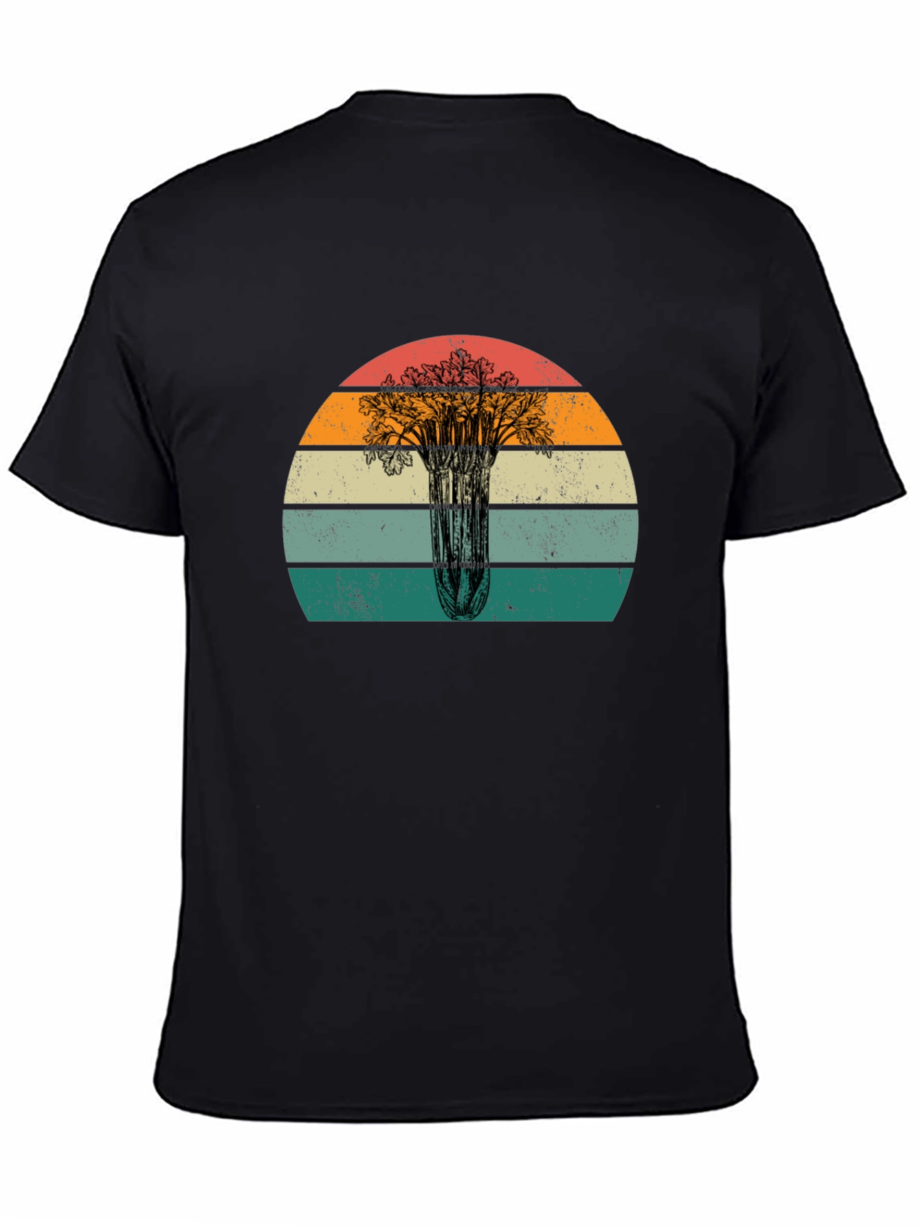Retro Celery Sunset Graphic Tee