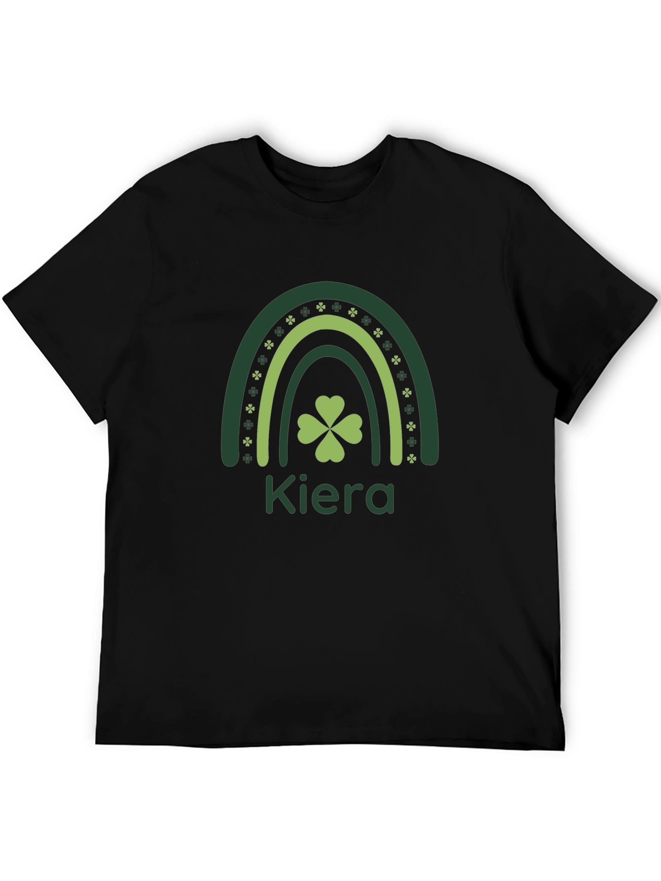 Kiera St. Patricks Day Rainbow Clover Tee