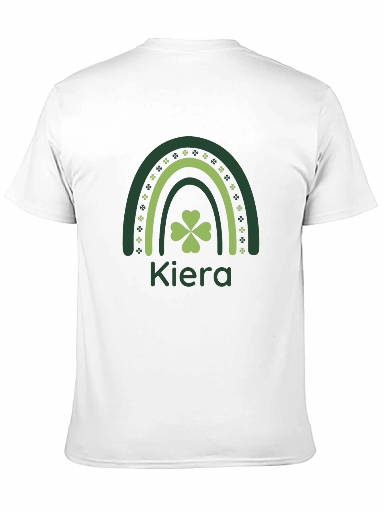 Kiera St. Patricks Day Rainbow Clover Tee