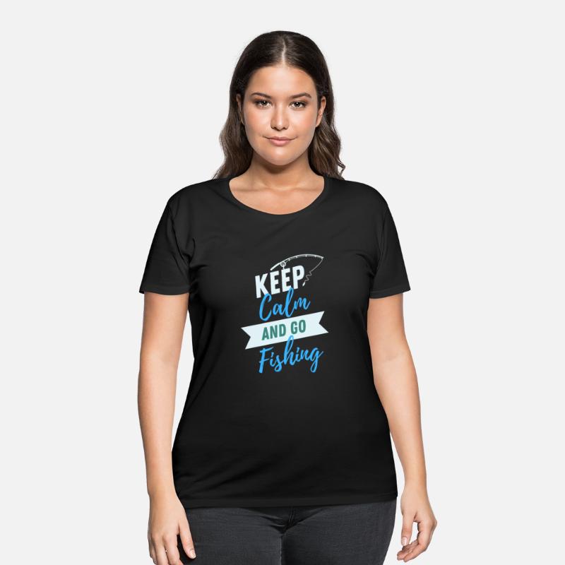 "Keep Calm and Go Fishing" T-shirt Design