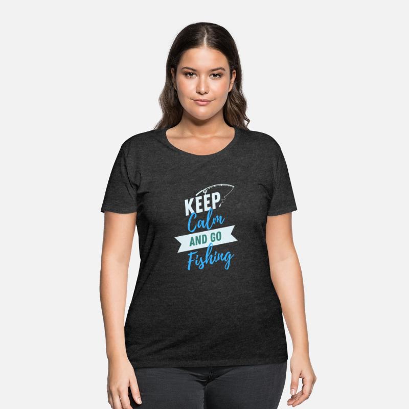 "Keep Calm and Go Fishing" T-shirt Design