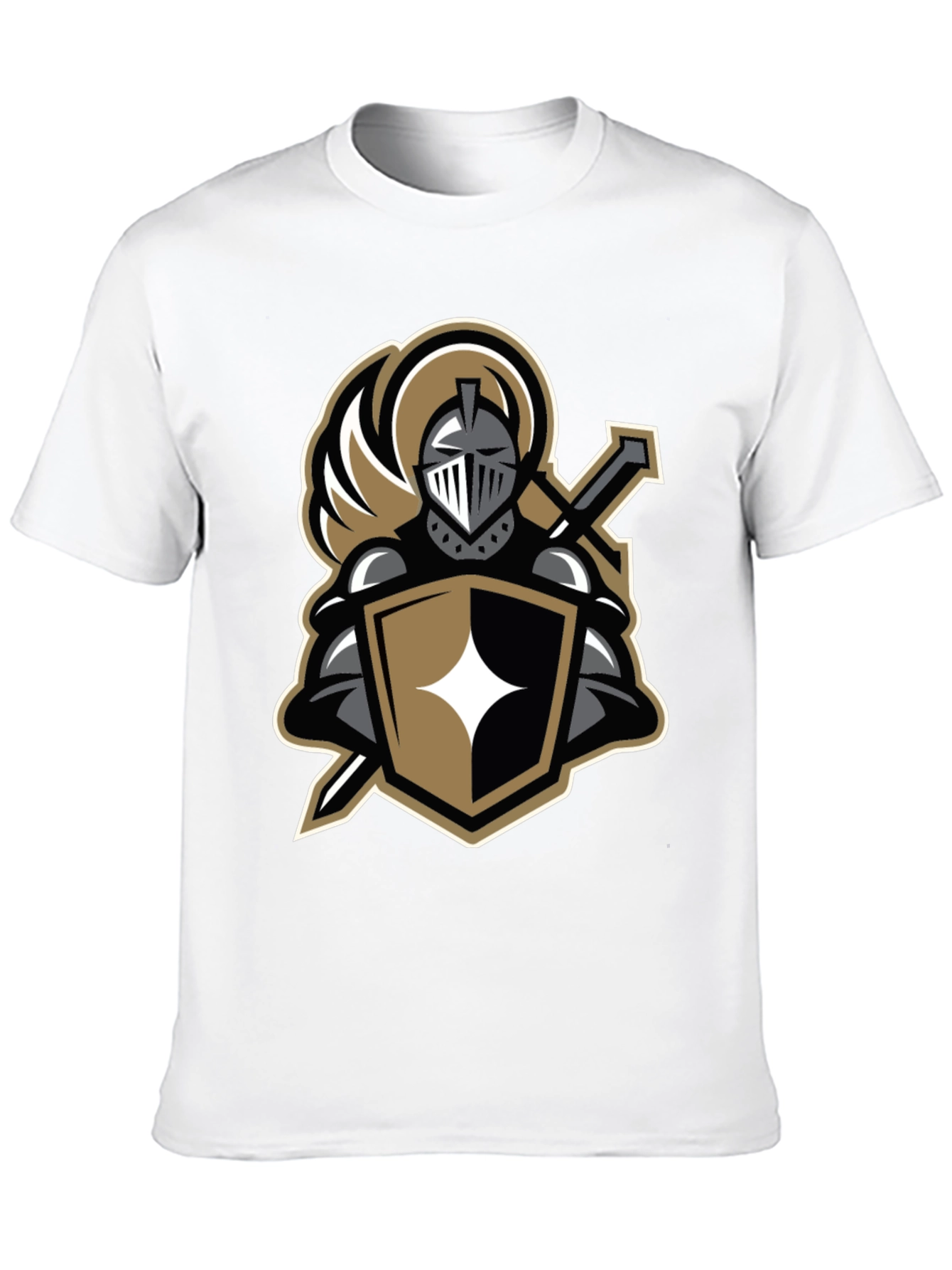 Knight Shield Graphic Print T-Shirt