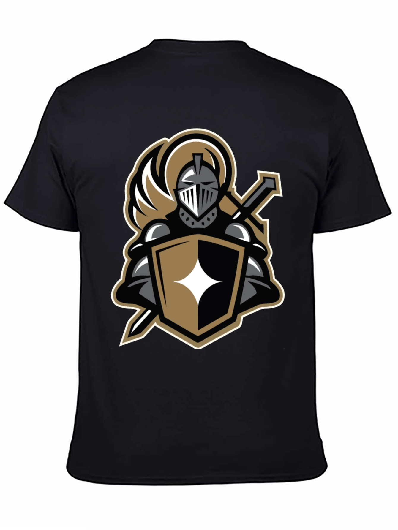 Knight Shield Graphic Print T-Shirt