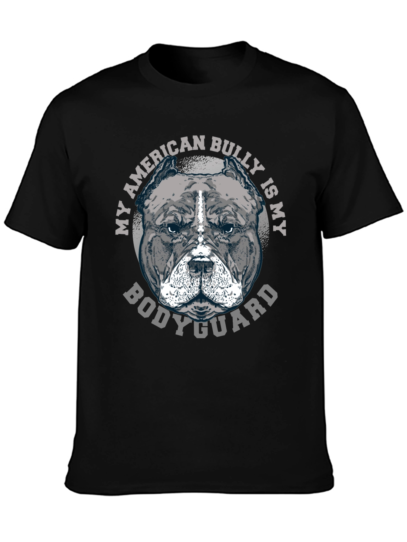 American Bully Bodyguard Graphic Tee - Black