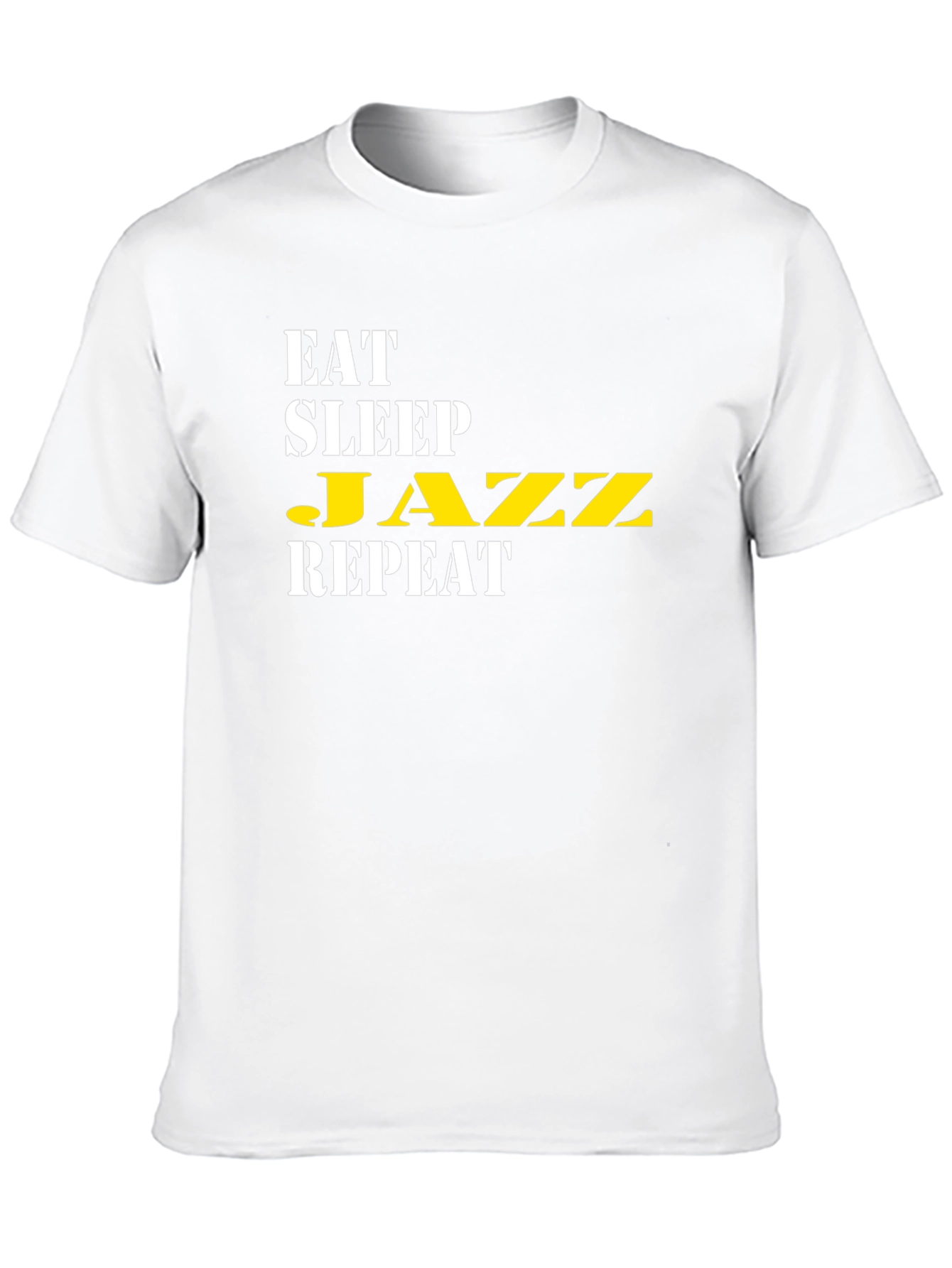 Eat Sleep Jazz Repeat Black T-Shirt