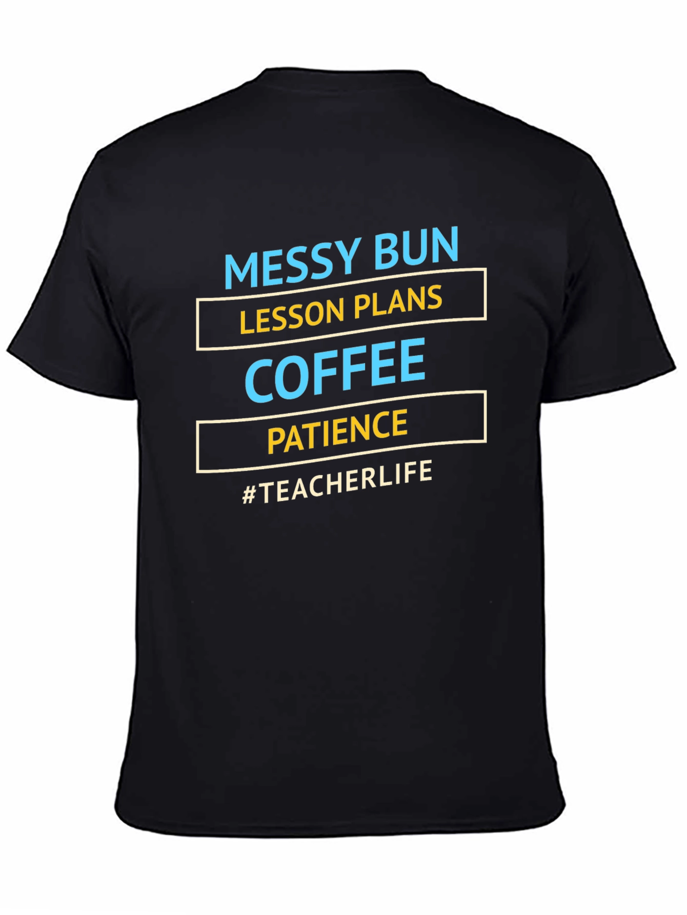 Messy Bun Teacher Life T-Shirt