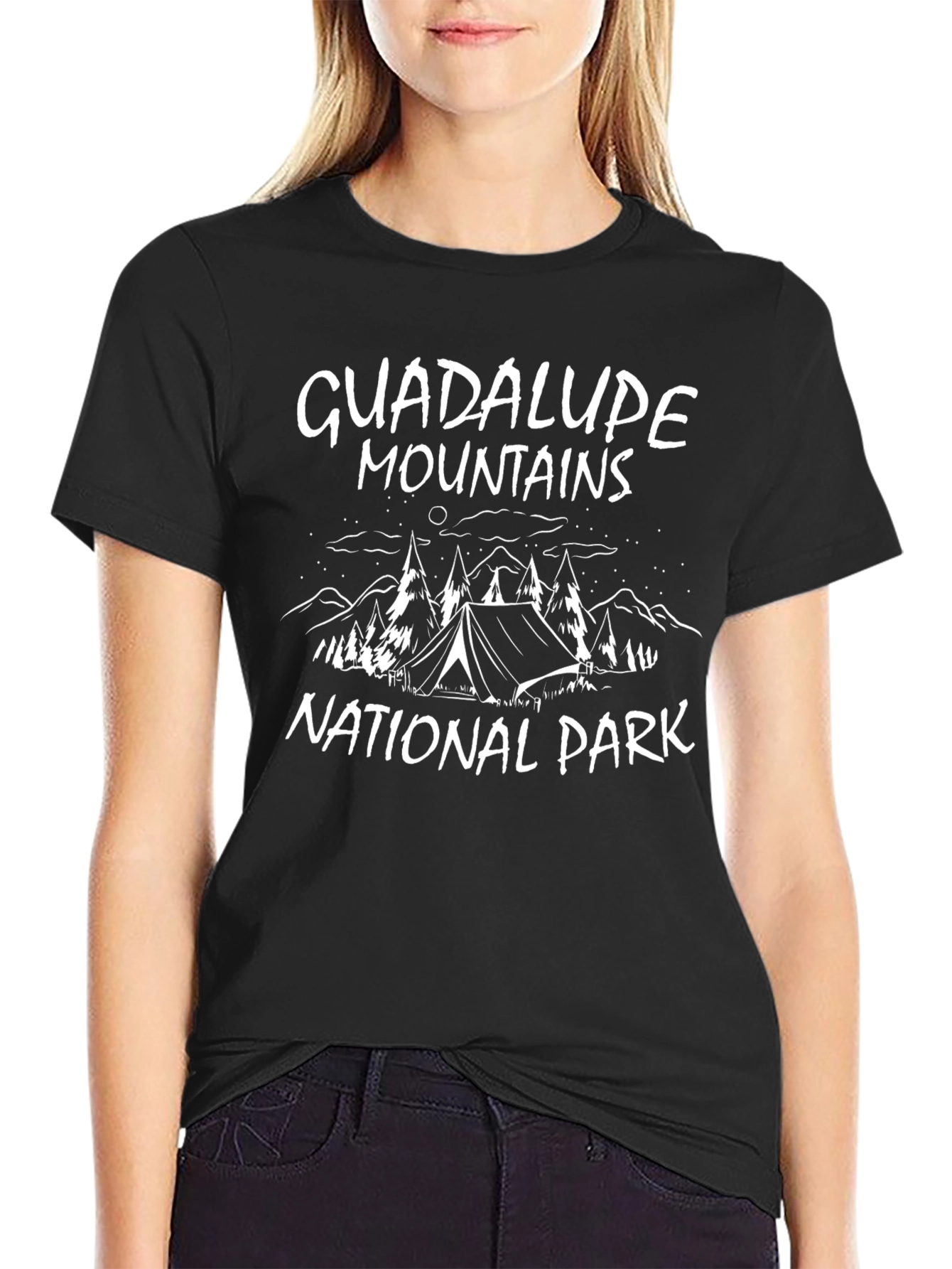 Guadalupe Mountains National Park Black T-Shirt
