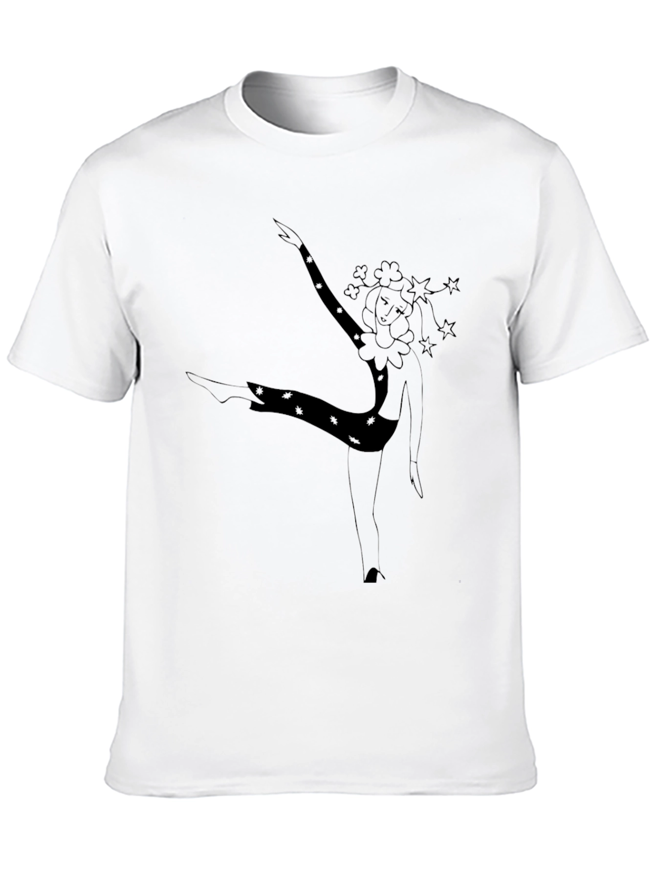 Unique Clown Graphic Tee - Casual Black T-Shirt