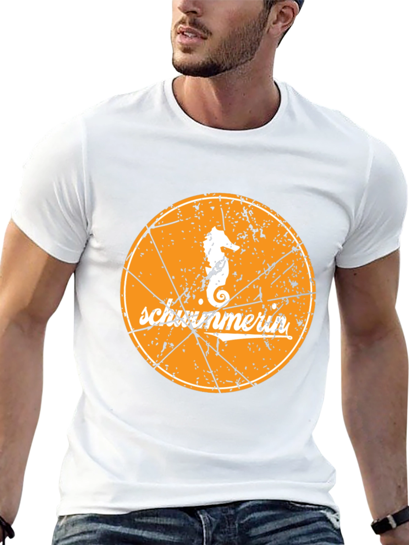 Seahorse Scrimmers Graphic Black T-Shirt