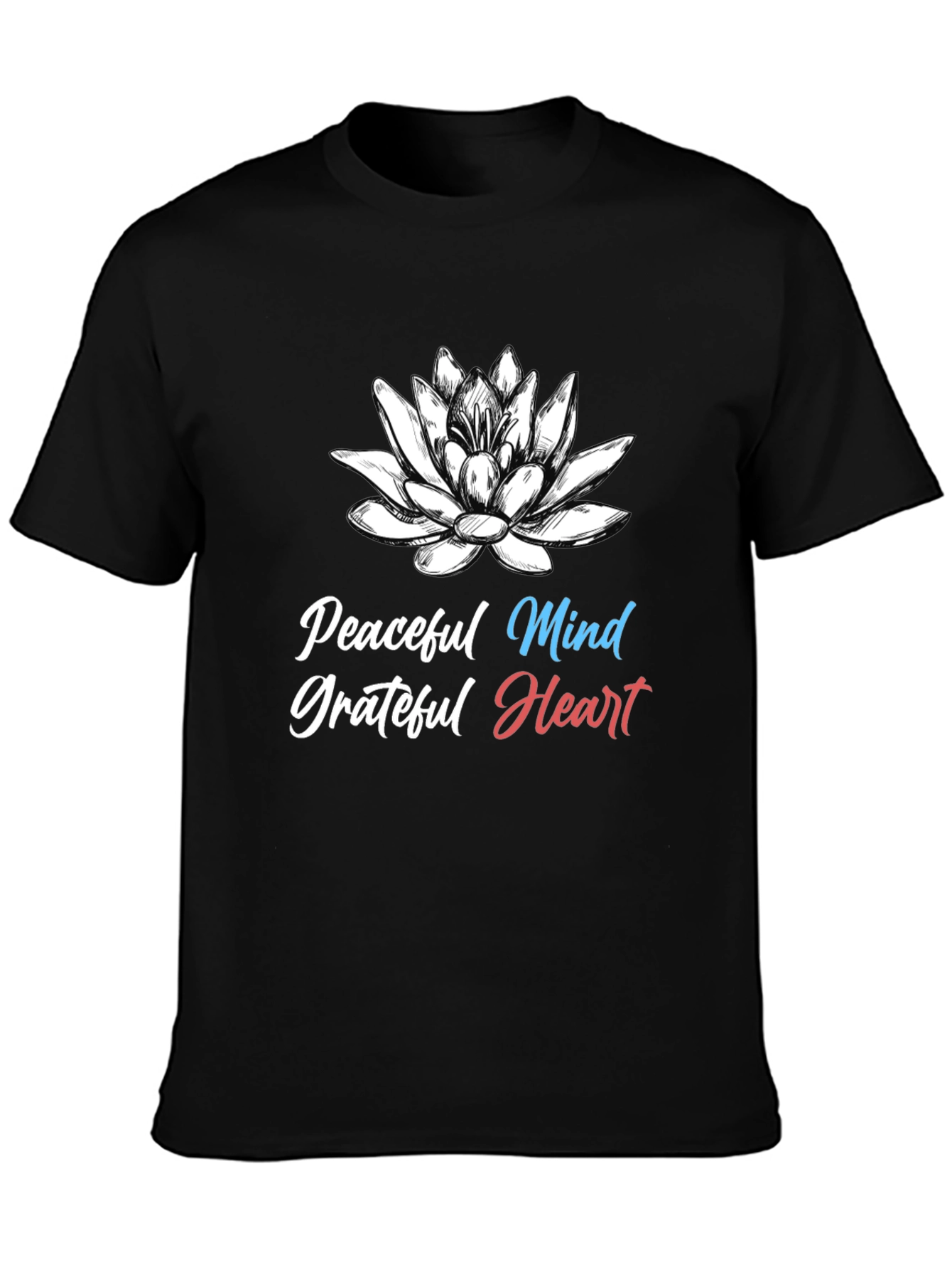Peaceful Mind Grateful Heart Graphic Tee