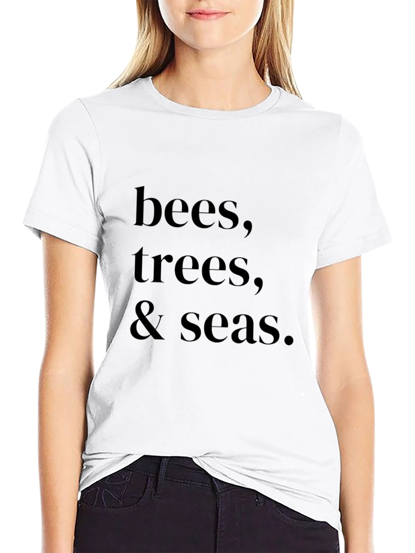 Bees Trees Seas Graphic Tee - Eco Friendly