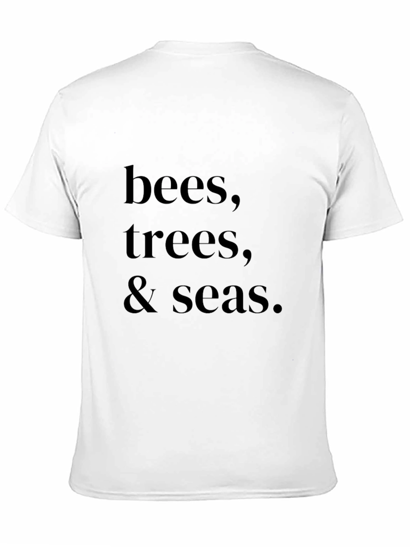Bees Trees Seas Graphic Tee - Eco Friendly
