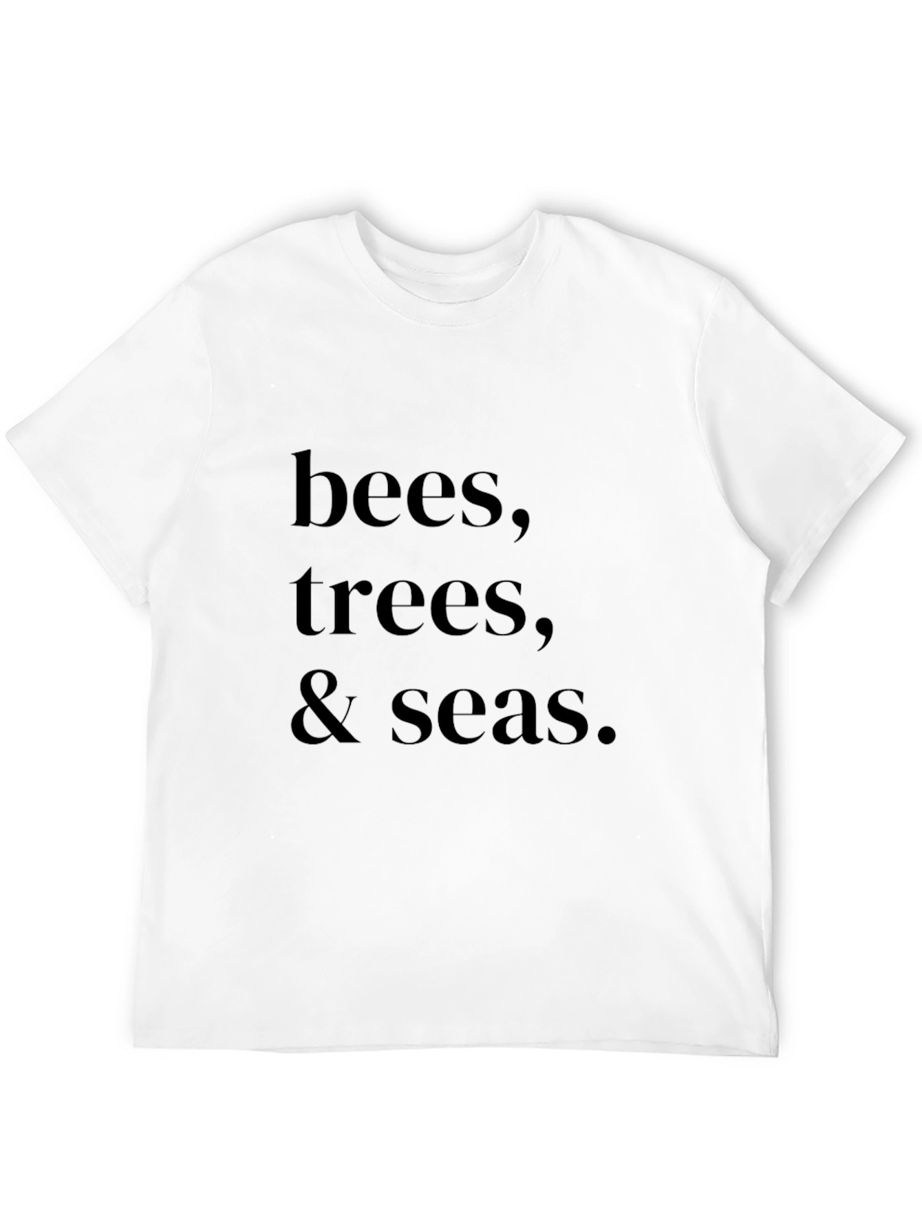 Bees Trees Seas Graphic Tee - Eco Friendly