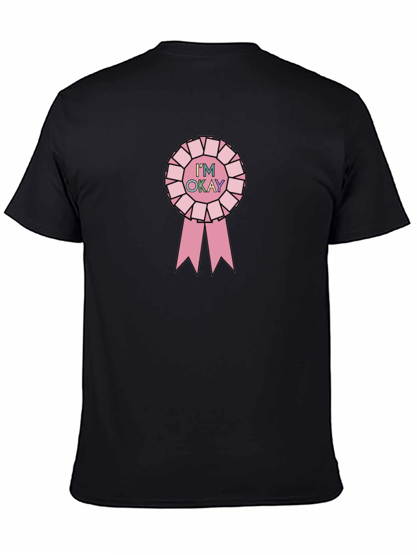 Im Okay Ribbon Graphic Tee - Unisex