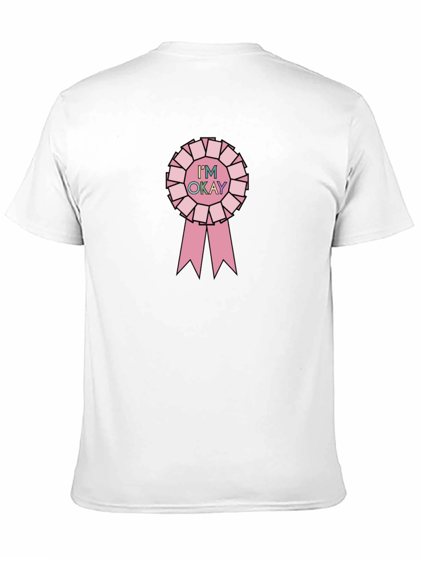 Im Okay Ribbon Graphic Tee - Unisex