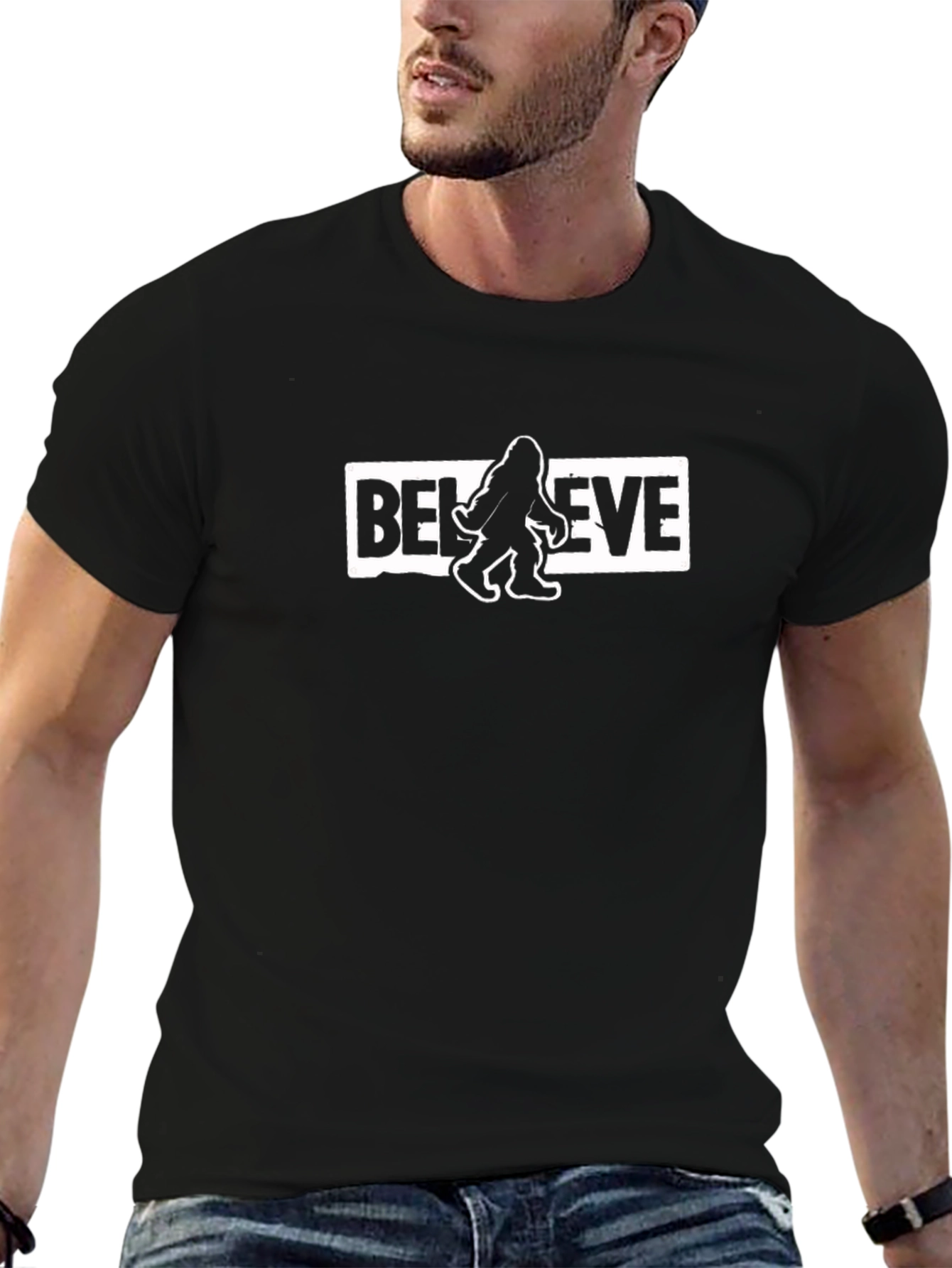 Believe Bigfoot T-Shirt - Cryptozoology Tee