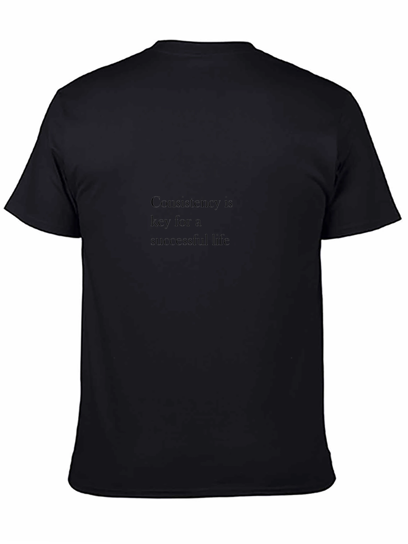 Consistency Tee - Key to Success Black T-Shirt