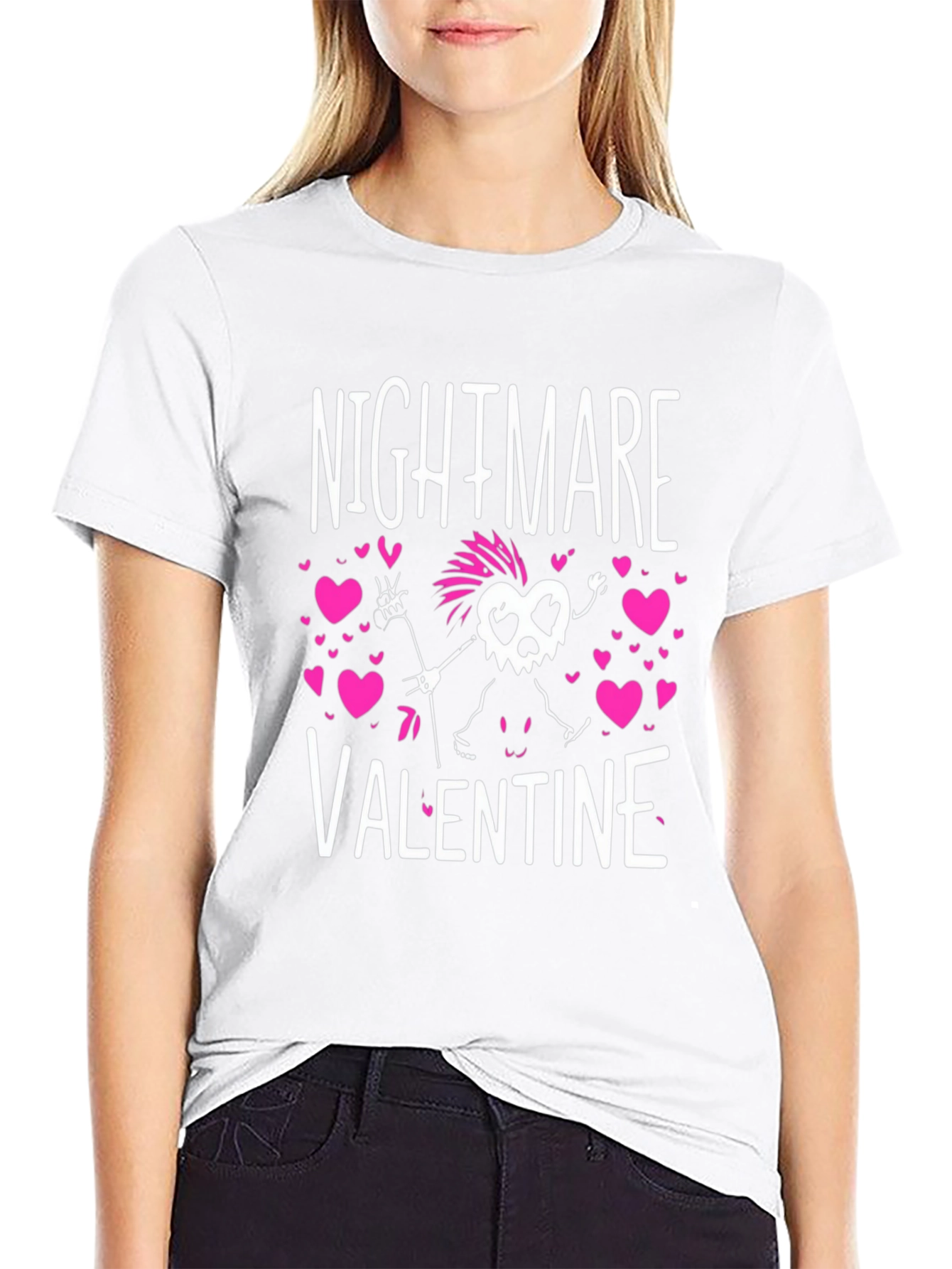 Nightmare Valentine Graphic T-Shirt - Punk Rock Romance