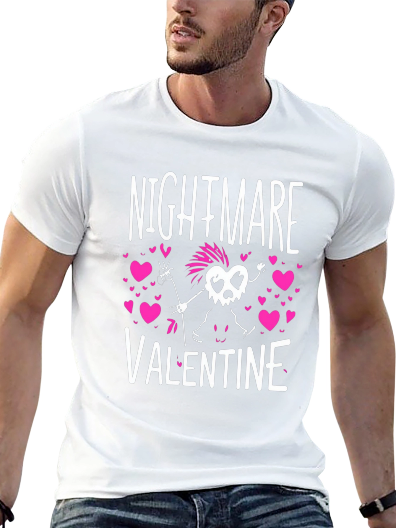Nightmare Valentine Graphic T-Shirt - Punk Rock Romance