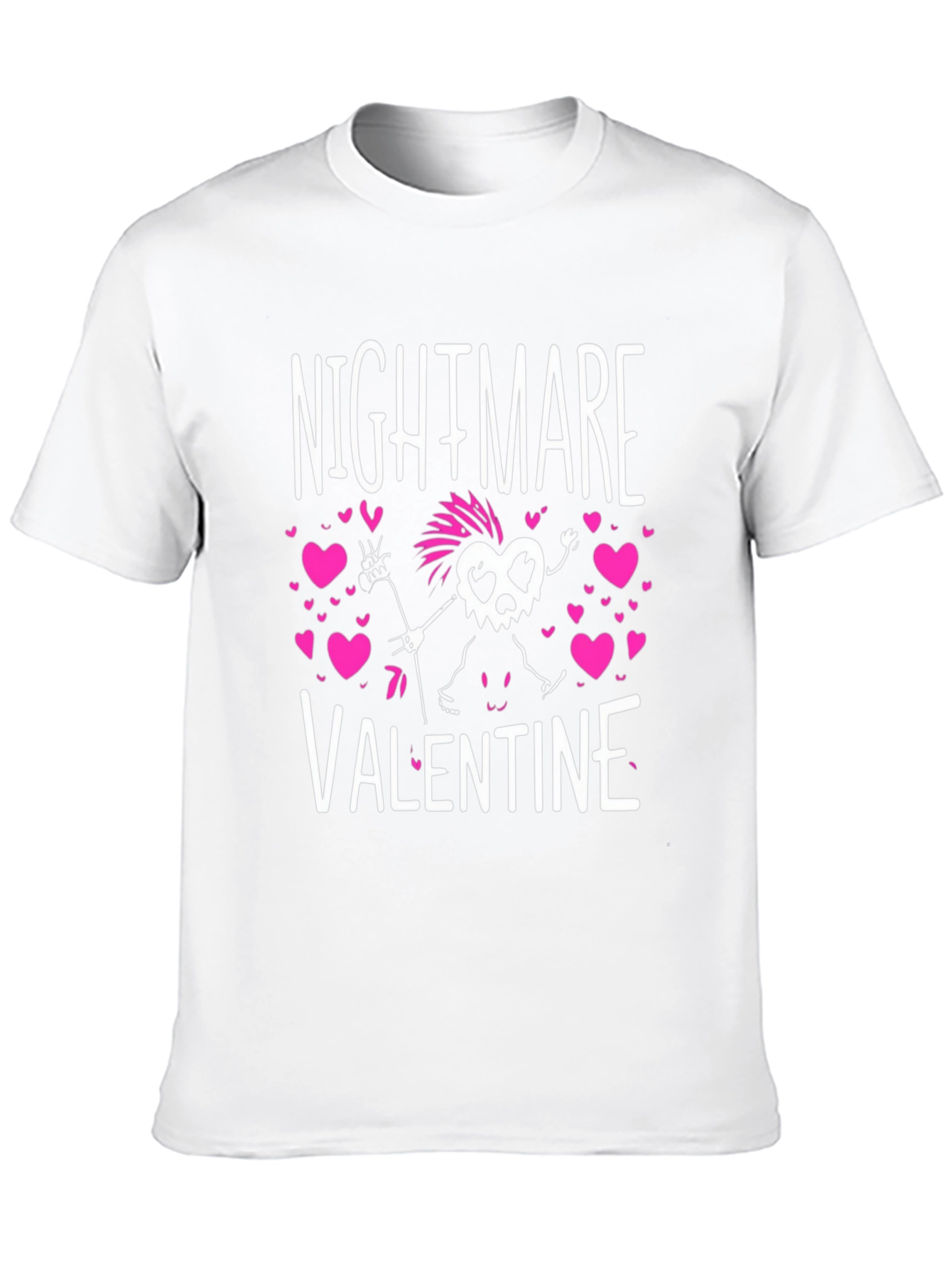 Nightmare Valentine Graphic T-Shirt - Punk Rock Romance