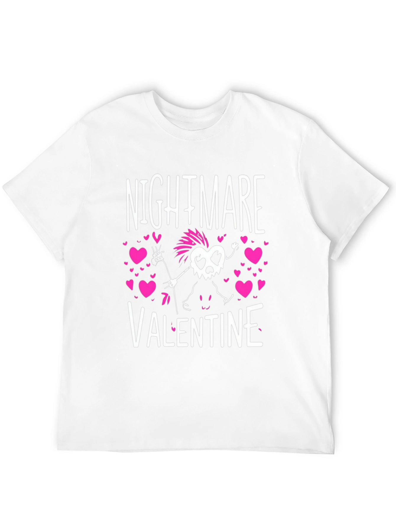 Nightmare Valentine Graphic T-Shirt - Punk Rock Romance
