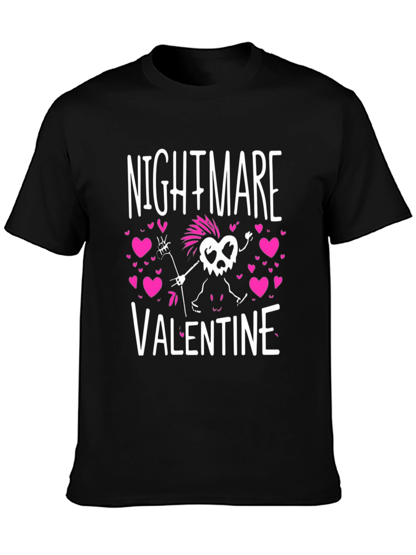 Nightmare Valentine Graphic T-Shirt - Punk Rock Romance