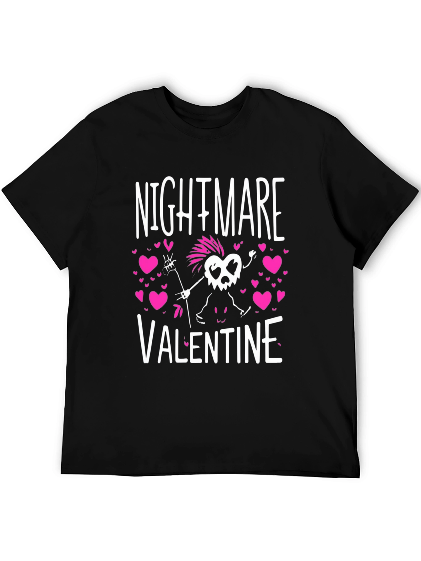 Nightmare Valentine Graphic T-Shirt - Punk Rock Romance